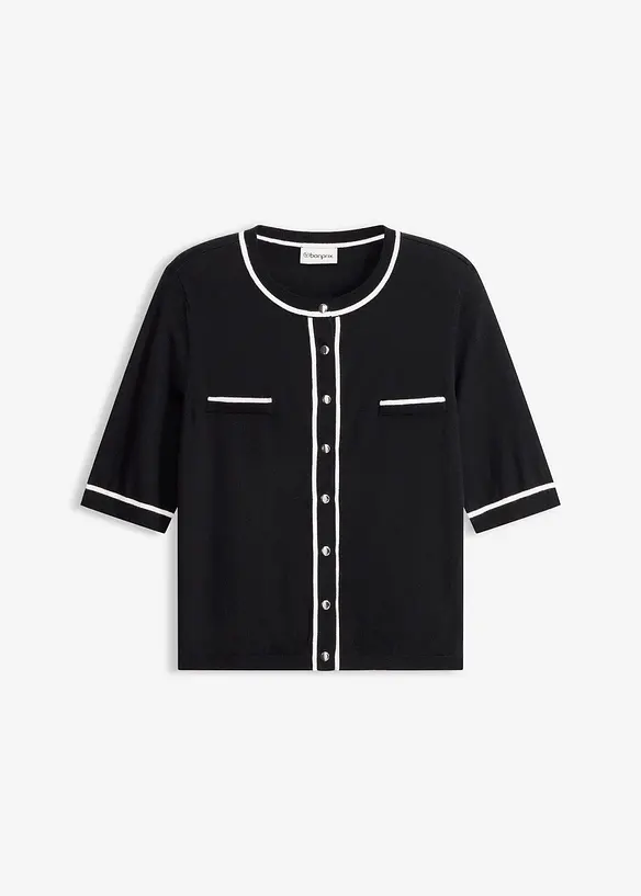 Cardigan in misto viscosa, bonprix