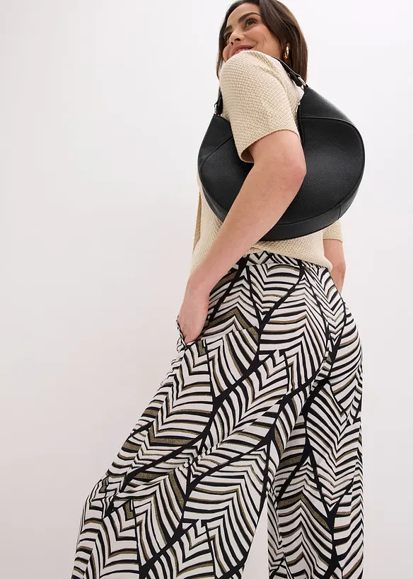 Pantaloni larghi in jersey, bonprix