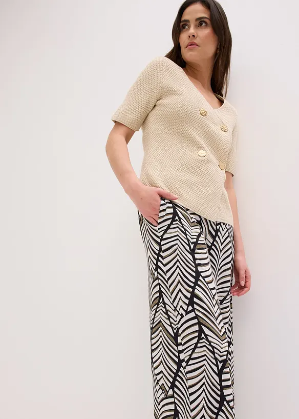 Pantaloni larghi in jersey, bonprix