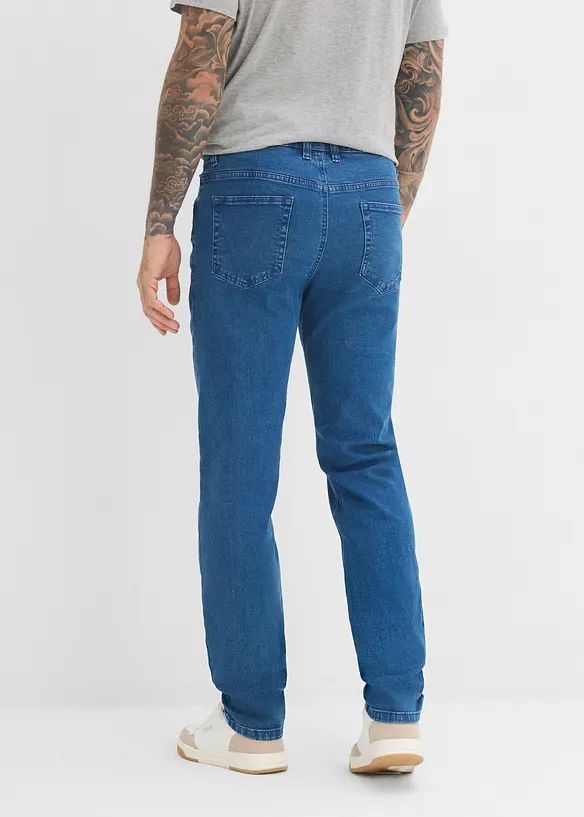 Jeans elasticizzati classic fit, tapered, bonprix