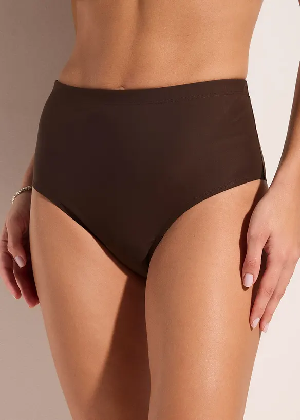 Slip a vita alta per bikini con effetto modellante leggero, bonprix