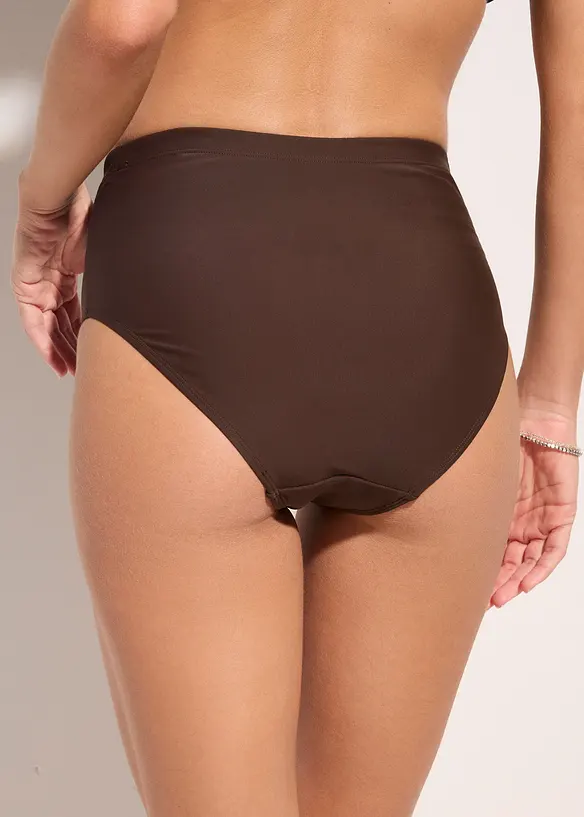 Slip a vita alta per bikini con effetto modellante leggero, bonprix