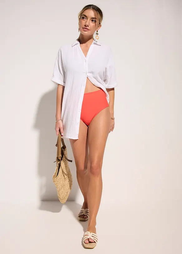 Slip a vita alta per bikini con effetto modellante leggero, bonprix