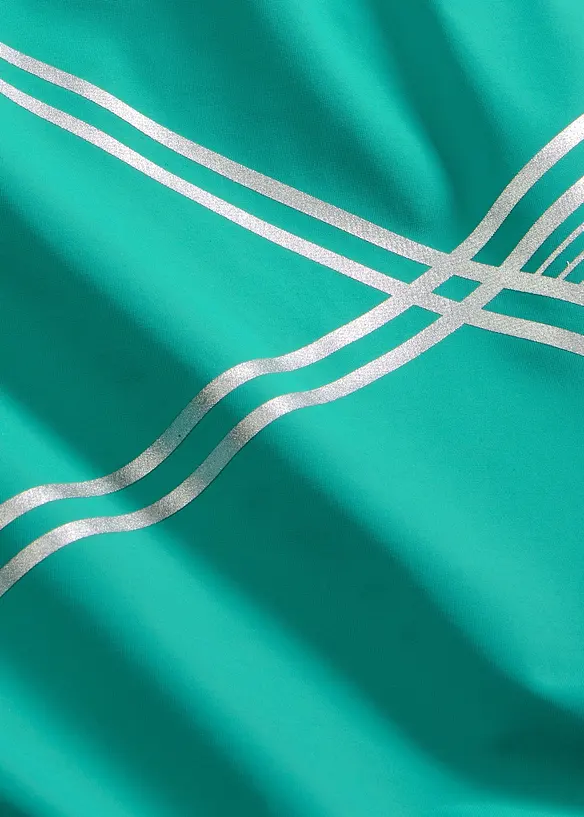 Costume intero con effetto modellante leggero e dettagli lucidi, bonprix