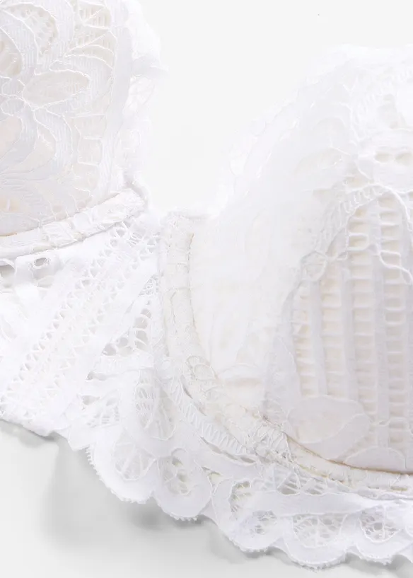 Reggiseno con coppe preformate in pizzo raffinato, bonprix