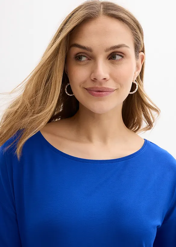 T-shirt con scollo a barca, bonprix