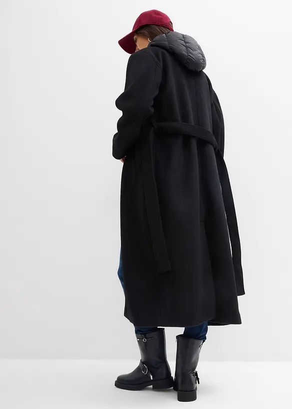 Cappotto pr&eacute;maman 6 in 1 con inserto babywearing e gilet staccabile, bonprix