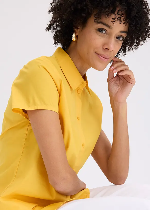 Camicetta a maniche corte in popeline, bonprix