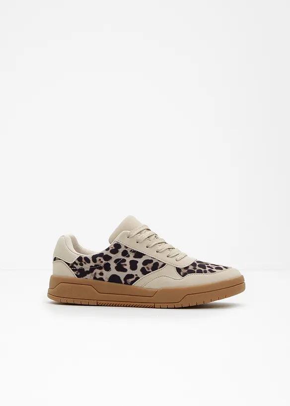 Sneaker con dettagli animalier, bonprix