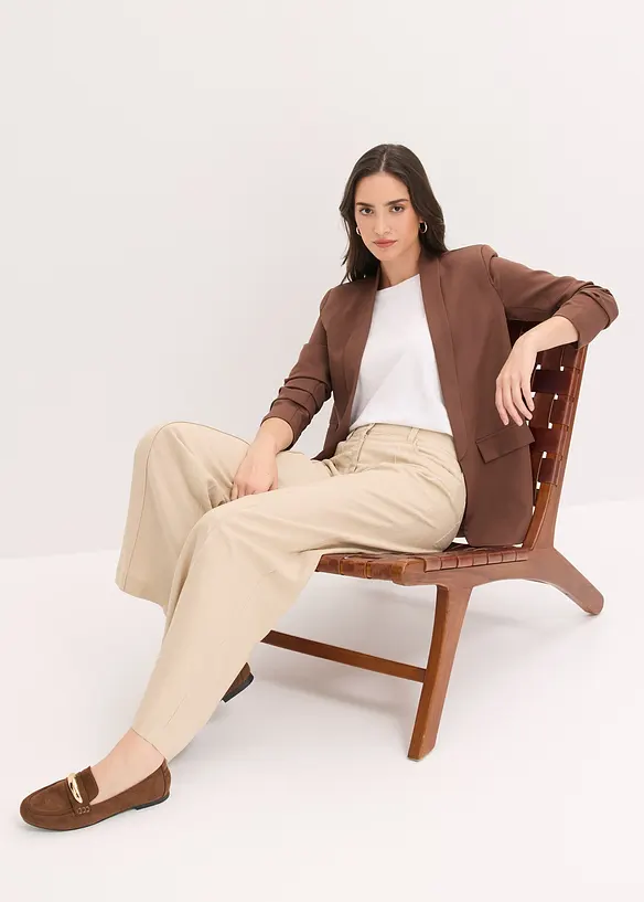 Blazer con arricciatura, bonprix