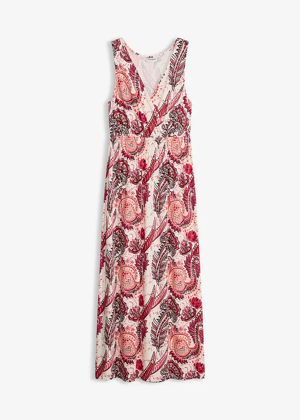 Abito lungo in misto viscosa morbido, bonprix