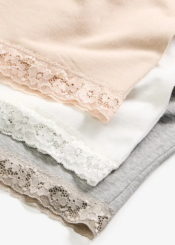 Boxer lunghi da donna con pizzo (pacco da 3), bonprix