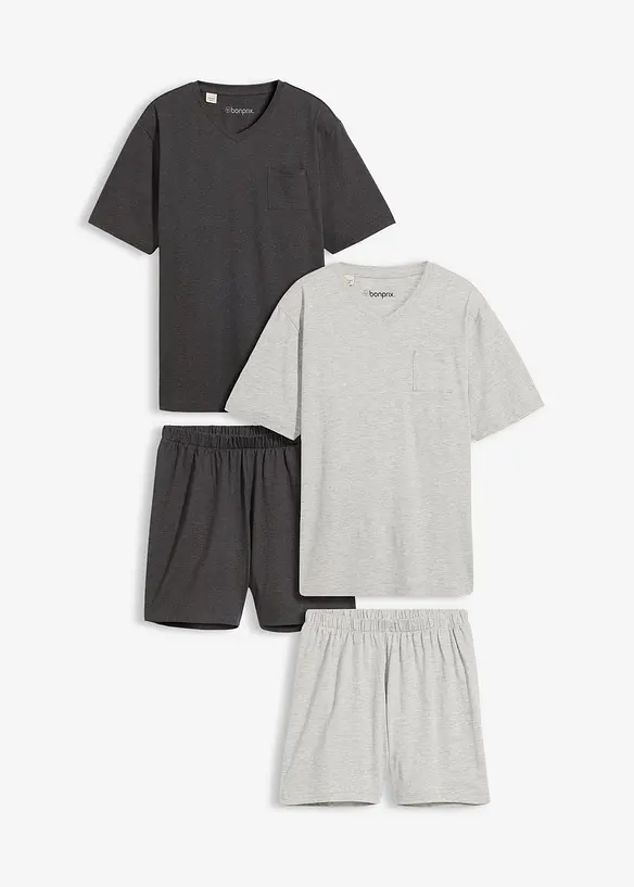 Pigiama estivo con cotone (set 4 pezzi), bonprix