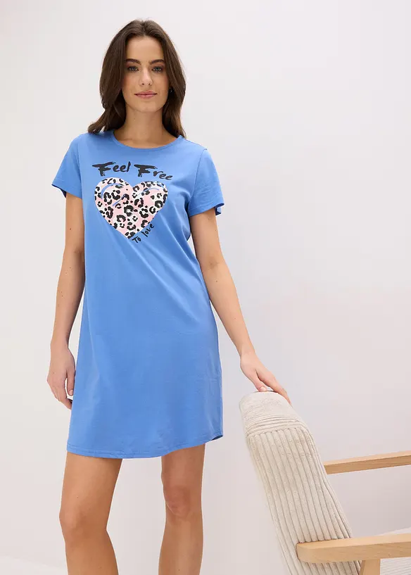 Camicia da notte corta, bonprix