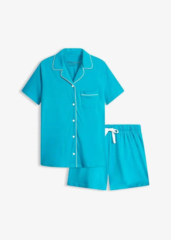 Pigiama estivo con bottoni, bonprix