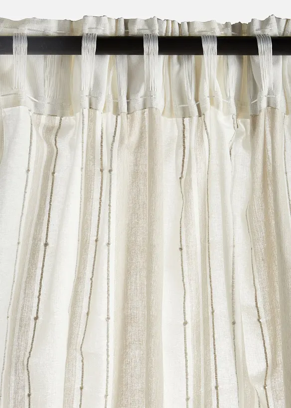 Tenda a righe in cotone biologico (pacco da 1), bonprix