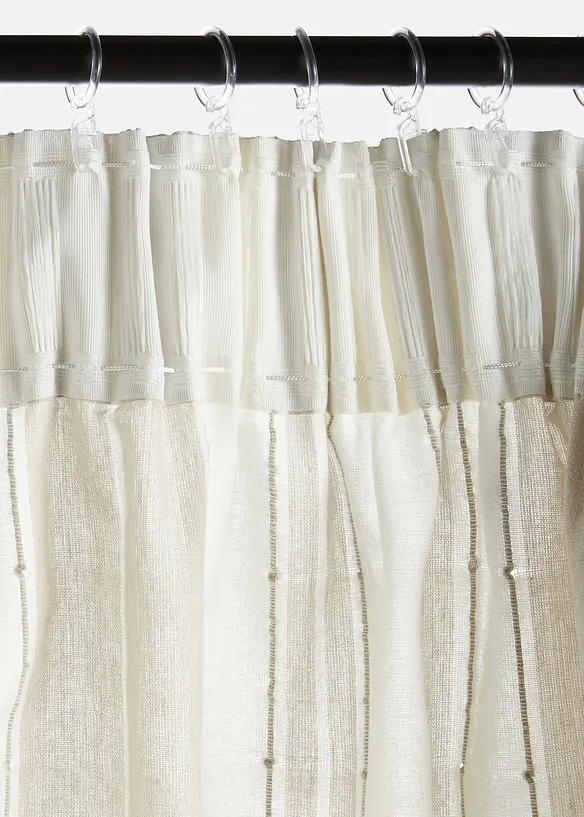 Tenda a righe in cotone biologico (pacco da 1), bonprix