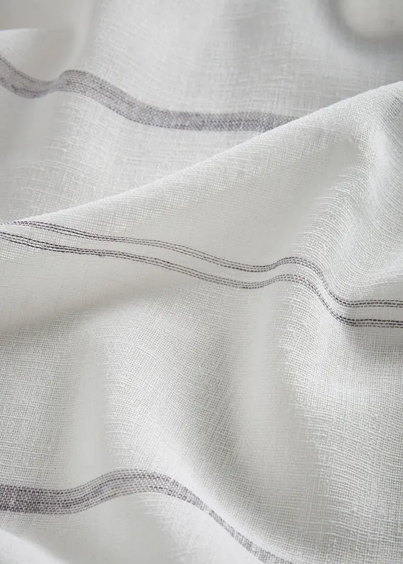 Tenda trasparente a righe (pacco da 1), bonprix