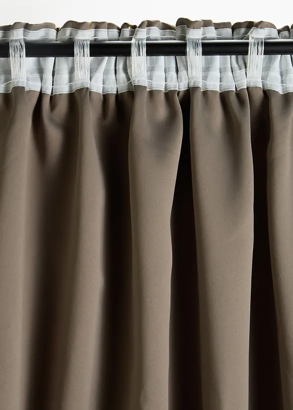 Tenda semioscurante con stampa lucida (pacco da 1), bonprix