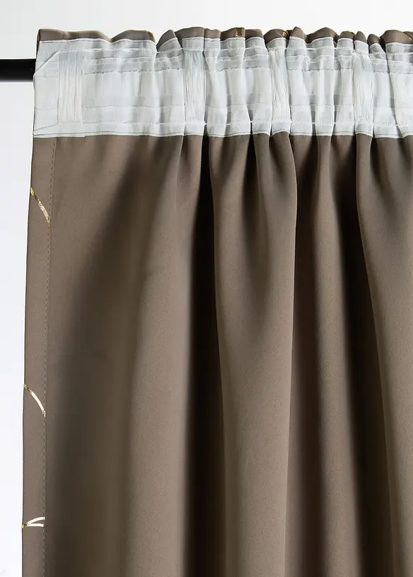 Tenda semioscurante con stampa lucida (pacco da 1), bonprix