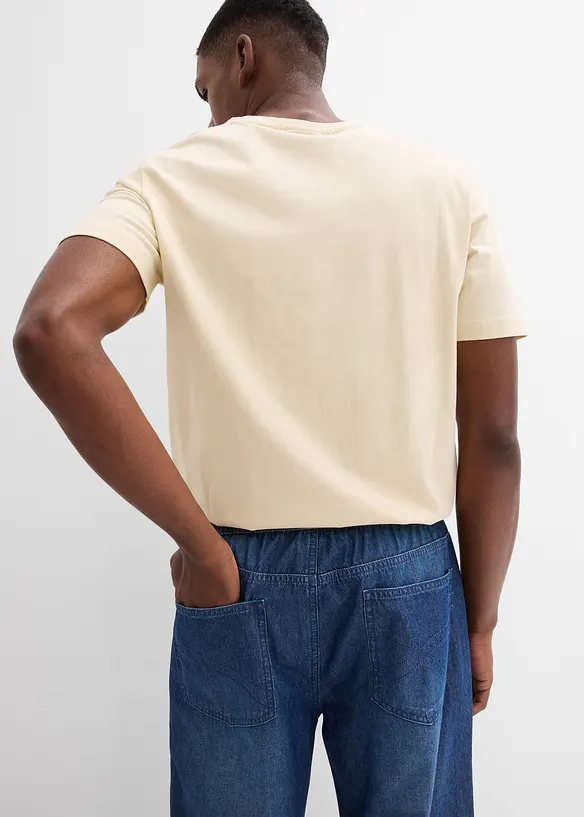 Jeans con elastico in vita in denim estivo, classic fit (pacco da 2), bonprix