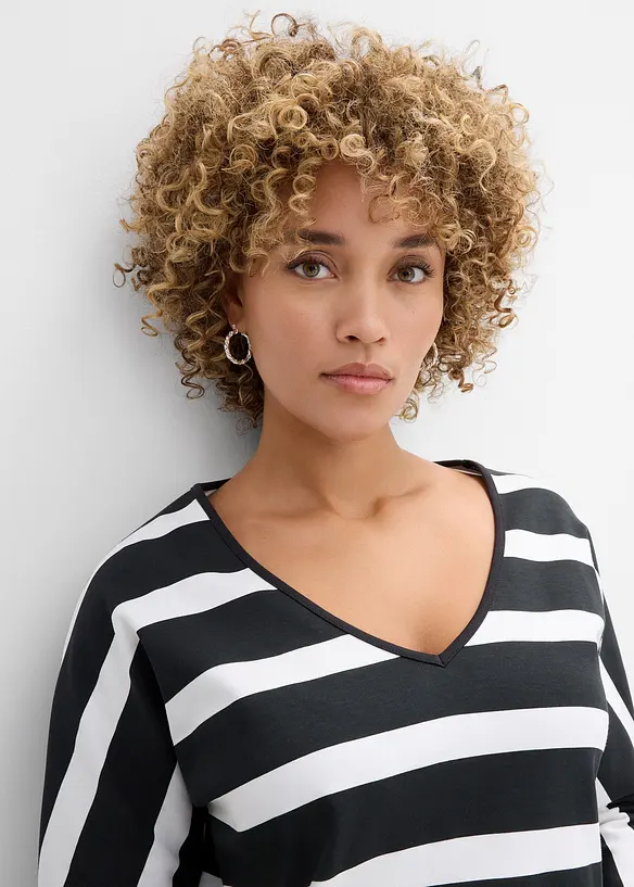 Maglia a maniche lunghe in puro cotone biologico, bonprix