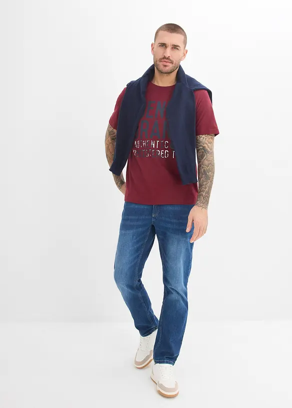 T-shirt in puro cotone biologico (pacco da 2), bonprix