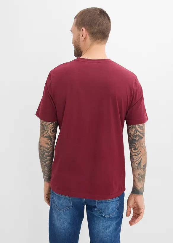 T-shirt in puro cotone biologico (pacco da 2), bonprix