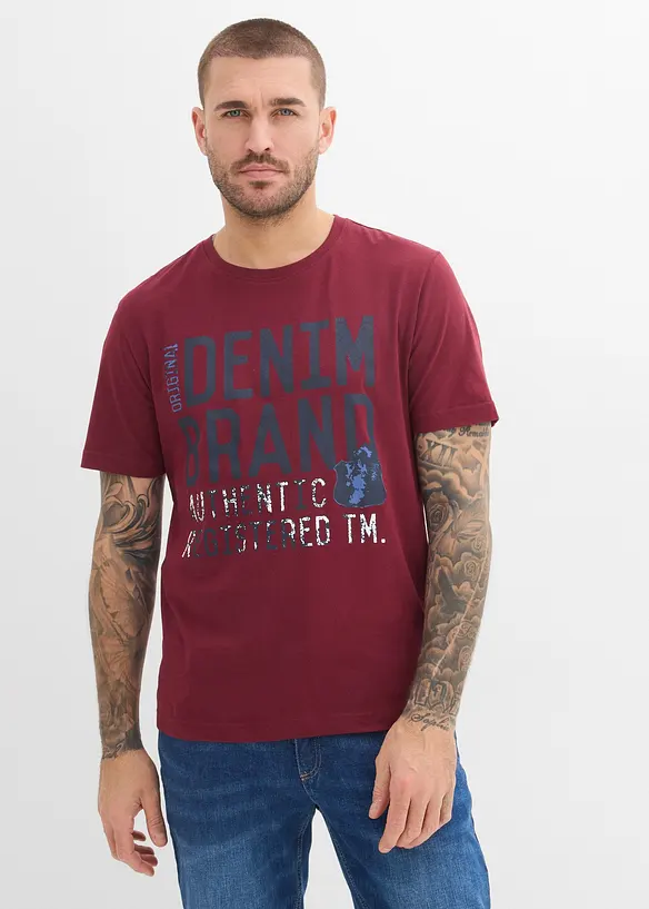 T-shirt in puro cotone biologico (pacco da 2), bonprix