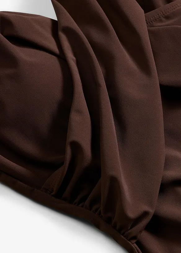 Costume intero con dettaglio incrociato ed effetto modellante leggero, bonprix