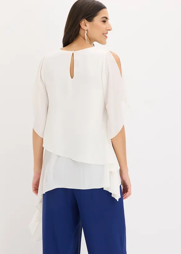Blusa asimmetrica a pi&ugrave; veli, bonprix
