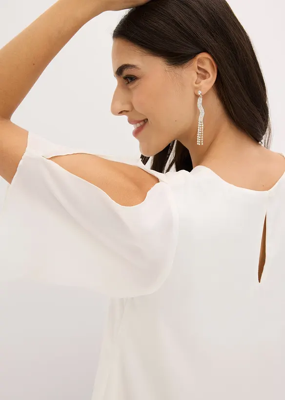 Blusa asimmetrica a pi&ugrave; veli, bonprix