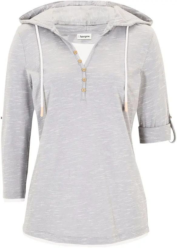 Maglia con cappuccio, bonprix