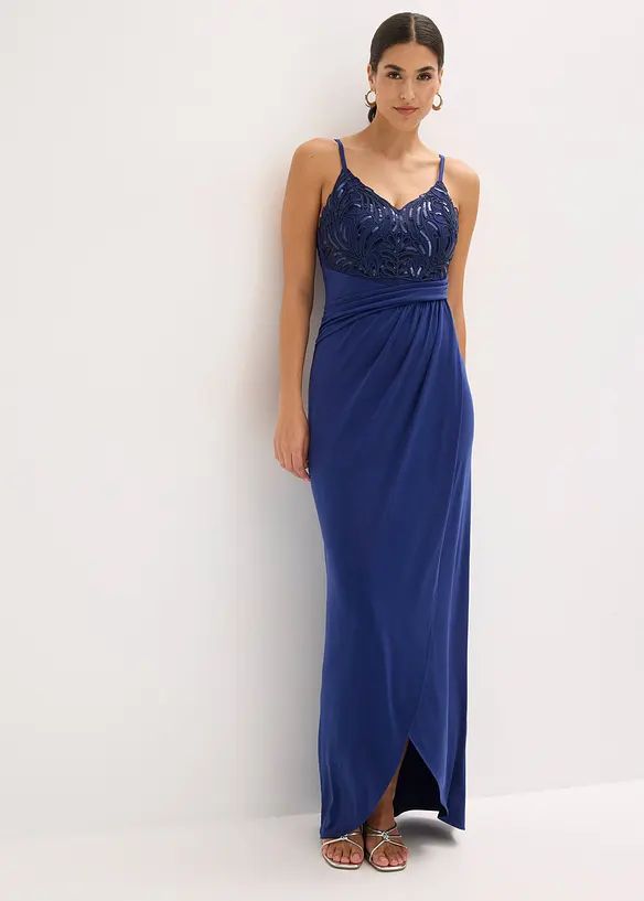 Abito da sera con pizzo, ricami e paillettes, bonprix