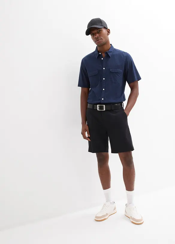 Camicia a maniche corte in puro cotone, bonprix