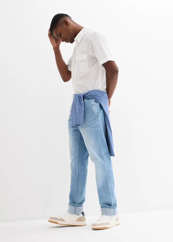 Camicia a maniche corte in puro cotone, bonprix