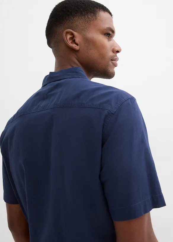 Camicia a maniche corte in puro cotone, bonprix