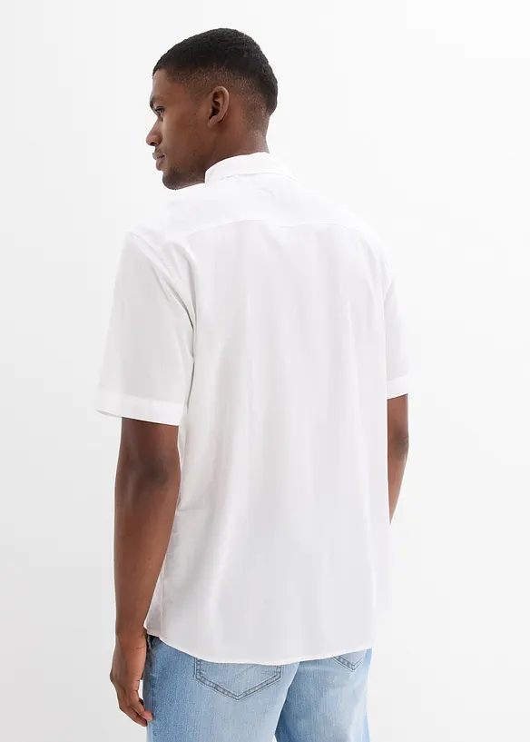 Camicia a maniche corte in puro cotone, bonprix