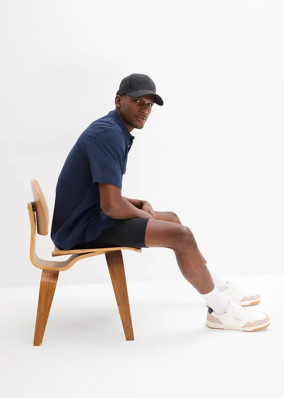 Camicia a maniche corte in puro cotone, bonprix