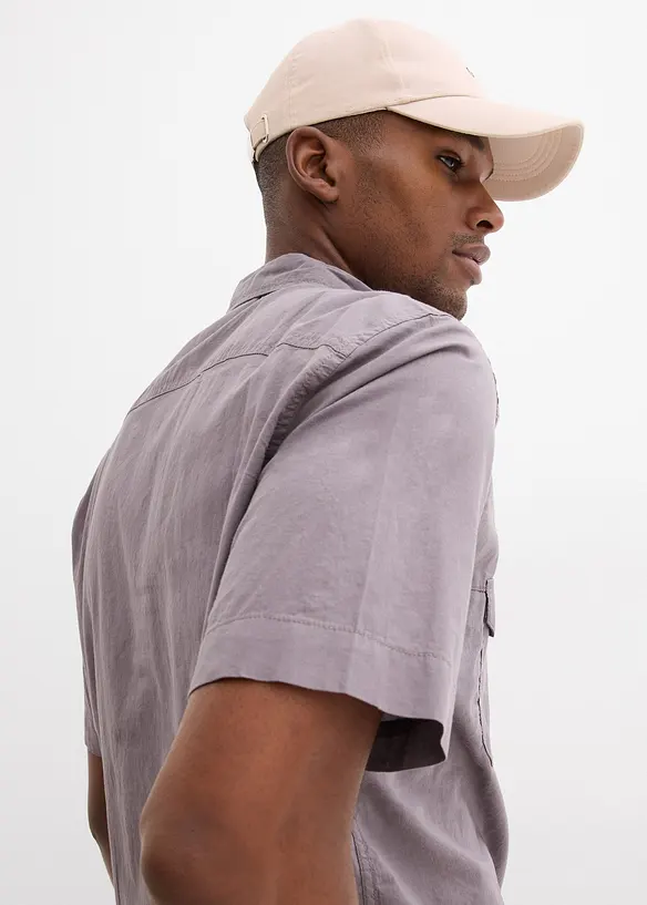 Camicia a maniche corte in puro cotone, bonprix