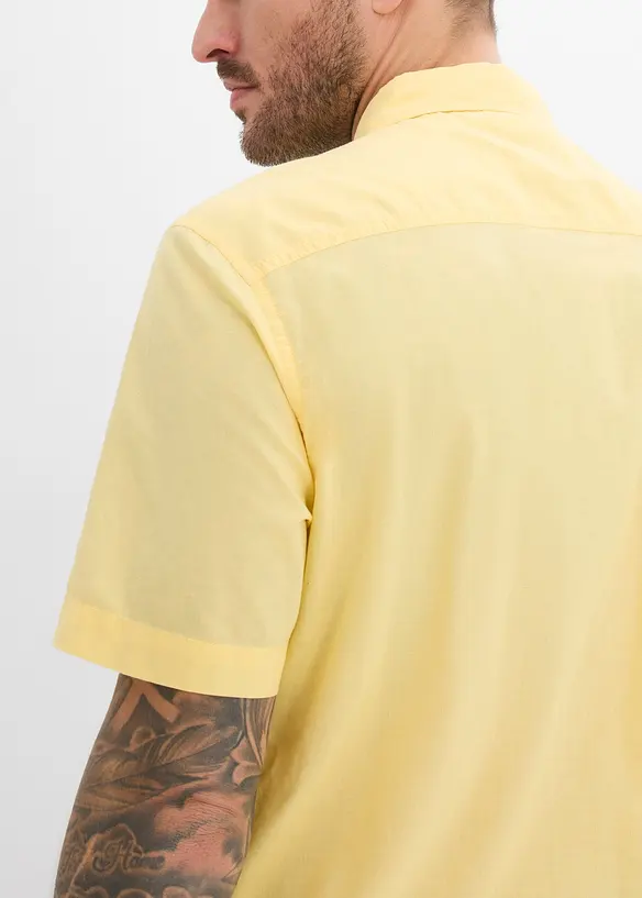 Camicia a maniche corte in puro cotone, bonprix