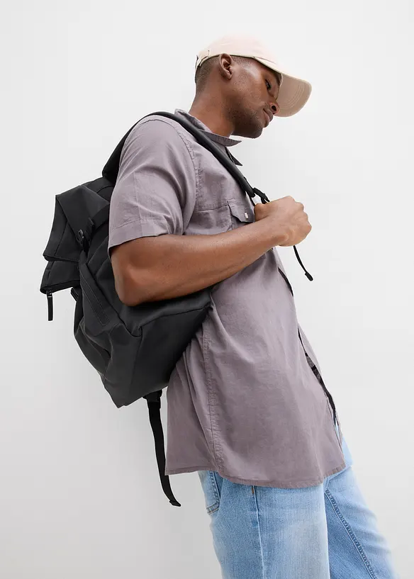 Camicia a maniche corte in puro cotone, bonprix