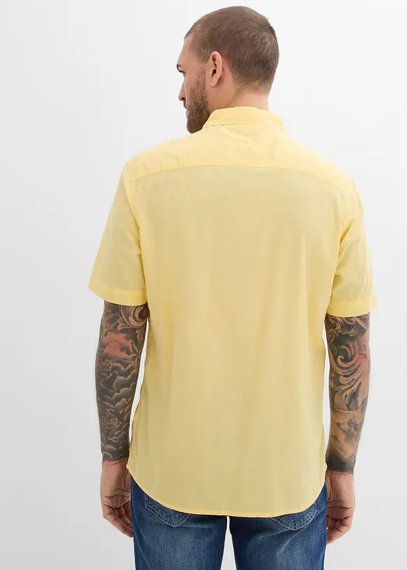 Camicia a maniche corte in puro cotone, bonprix