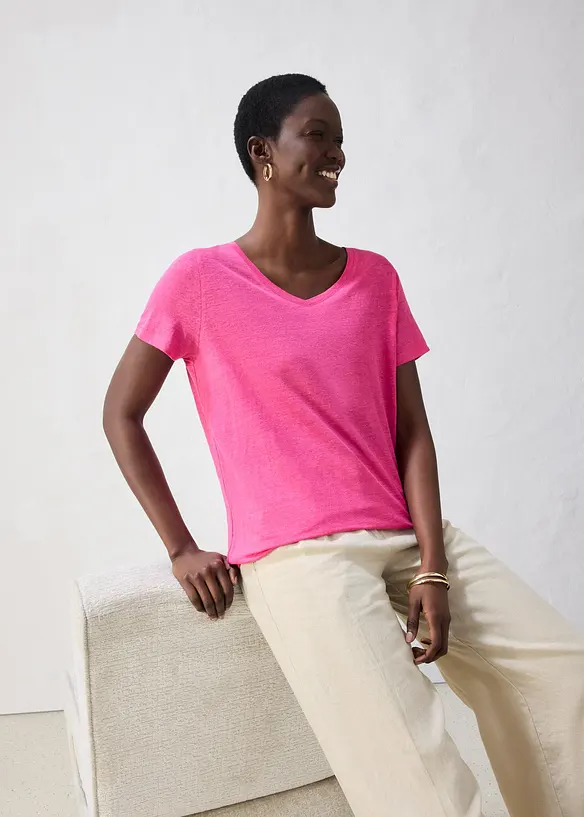 Maglia in puro lino, bonprix