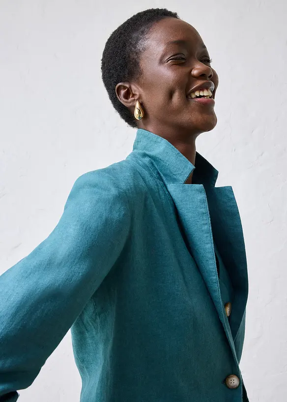 Blazer in puro lino, bonprix