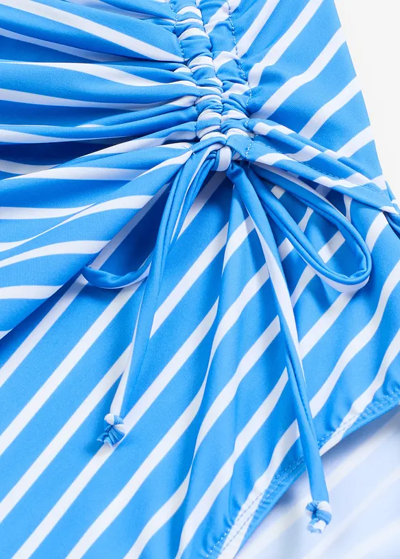 Costume intero con laccetti ed effetto modellante leggero, bonprix