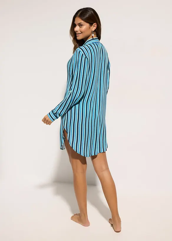 Camicia da spiaggia in viscosa fluida, bonprix