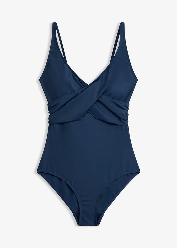 Costume intero con effetto incrociato, bonprix