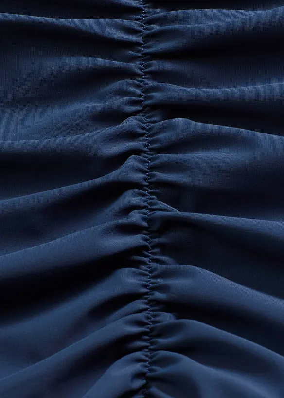 Costume intero con arricciatura e effetto modellante leggero, bonprix