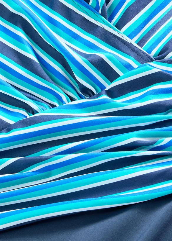 Costume intero incrociato con effetto modellante medio, bonprix